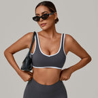 Wide Strap Support Bra